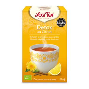 infusion détox au citron – yogi tea